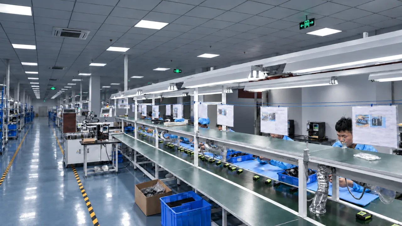 Inside the Yumeng battery production facility